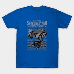 Oldschool Speed Bastard V8 T-Shirt